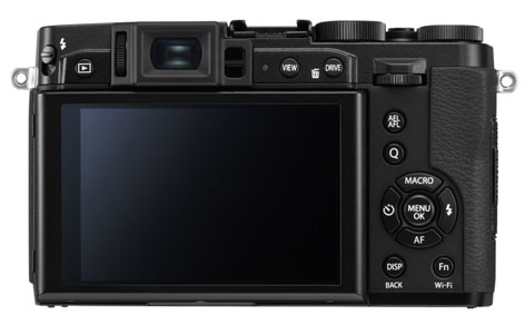 Fujifilm X30, LCD 3
